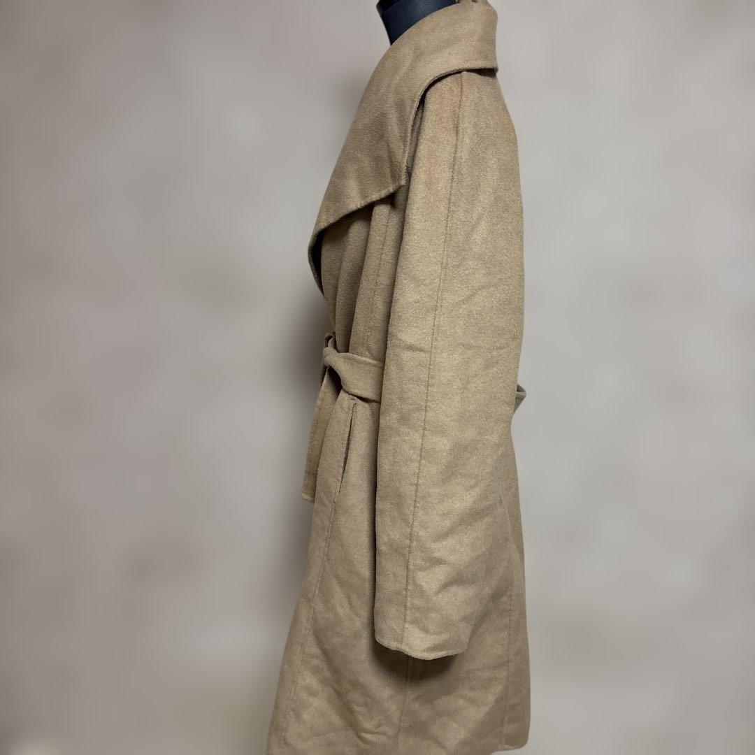ADOLFO DOMINGUEZ ガウンコート 38 キャメル ウール混