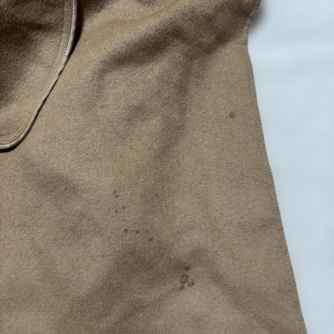 ADOLFO DOMINGUEZ ガウンコート 38 キャメル ウール混