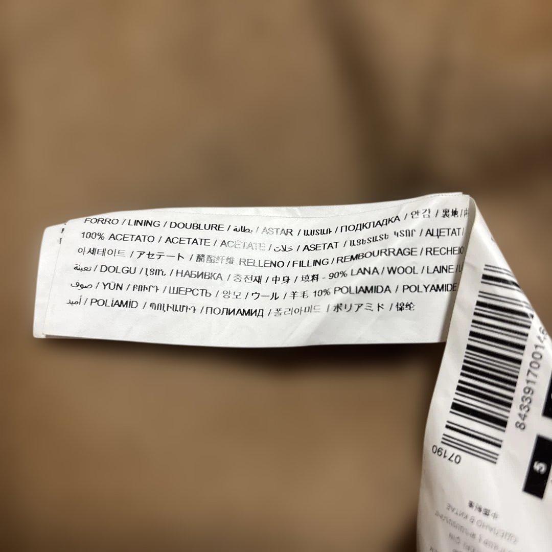 ADOLFO DOMINGUEZ ガウンコート 38 キャメル ウール混