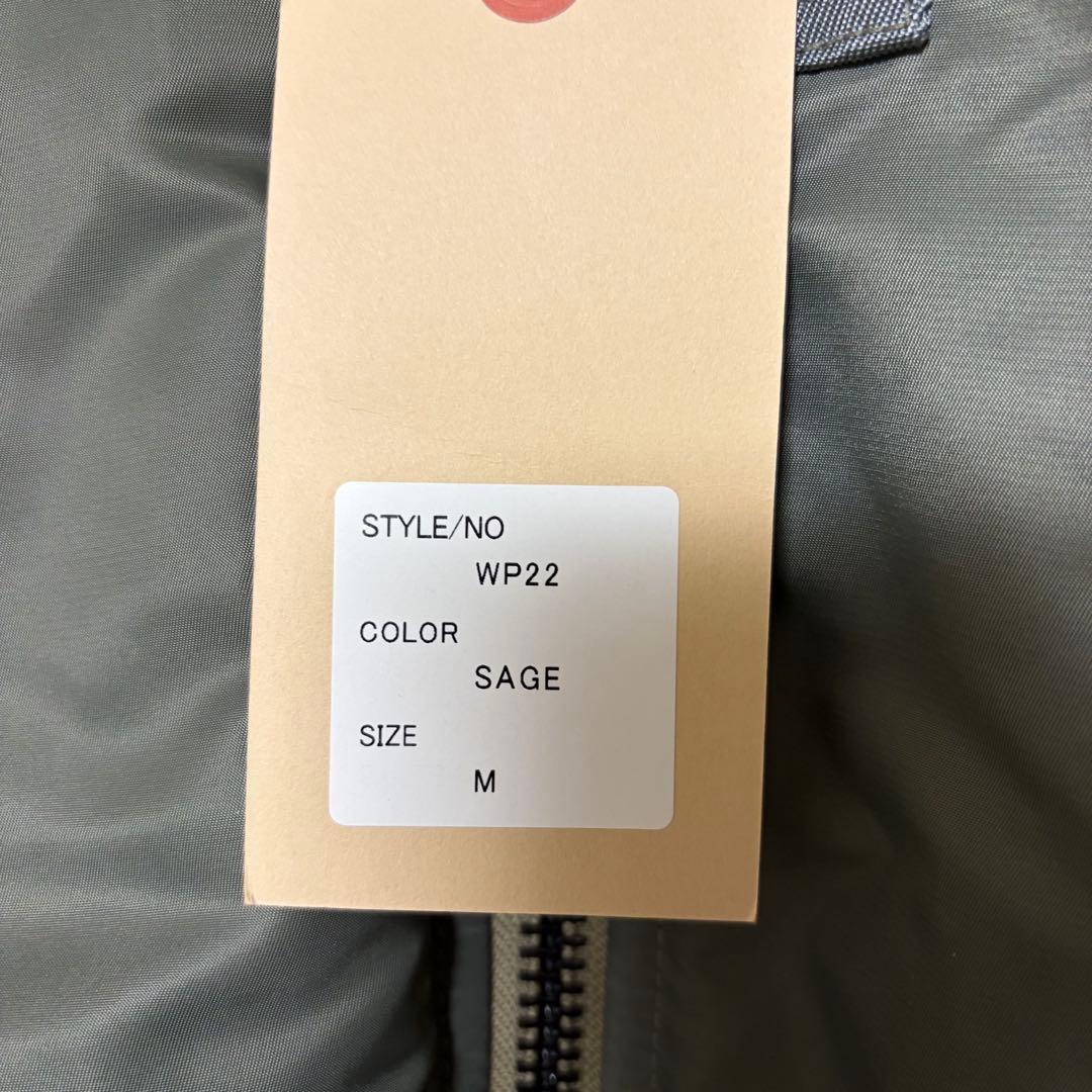 WAIPER.inc MA-1フライトジャケット　セージ　M