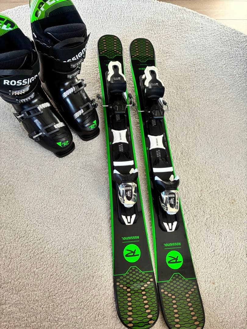 Rossignol ファンスキー板 バインディング+ブーツ(26.5cm)付き