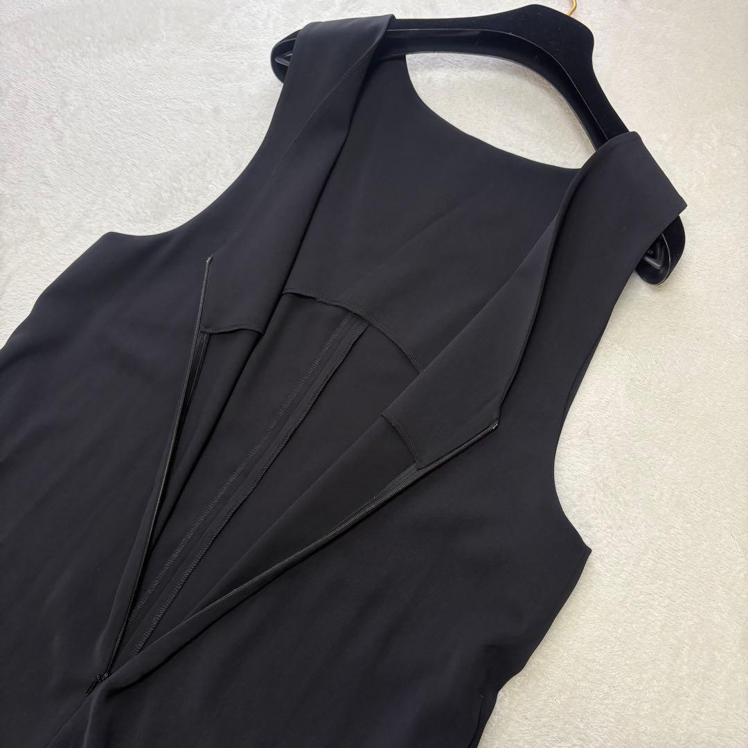 【未使用級✨️】ナエ スムースリバーシブルオールインワン サロペット M ブラック