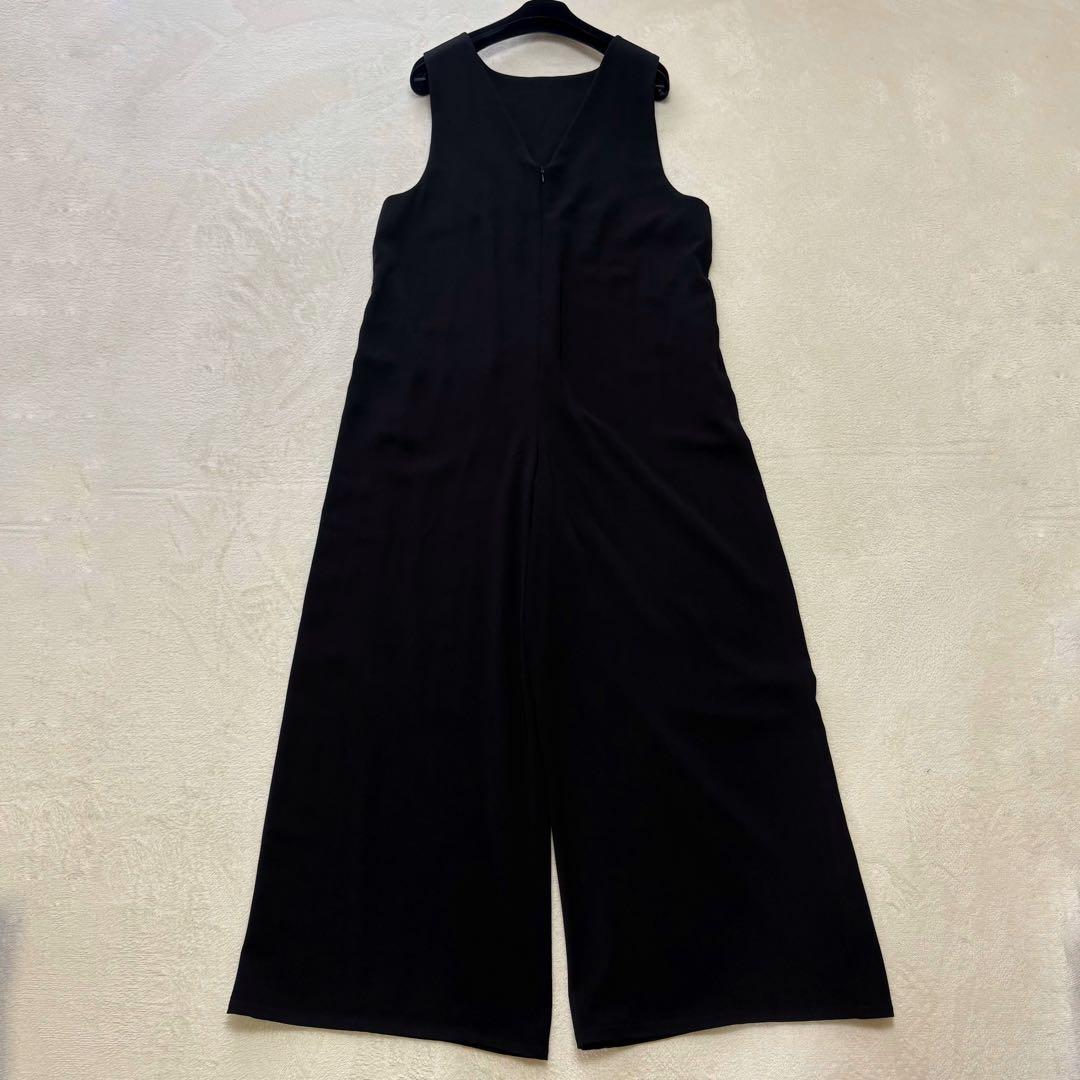 【未使用級✨️】ナエ スムースリバーシブルオールインワン サロペット M ブラック