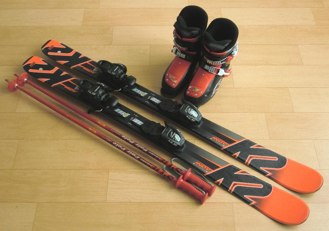 ■■11月限定■送料無料■K2■子供用スキーセット■112/21.5■WAX■■