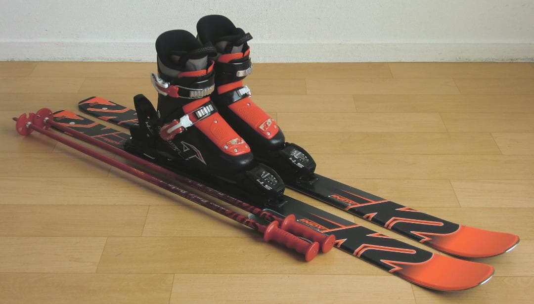 ■■11月限定■送料無料■K2■子供用スキーセット■112/21.5■WAX■■