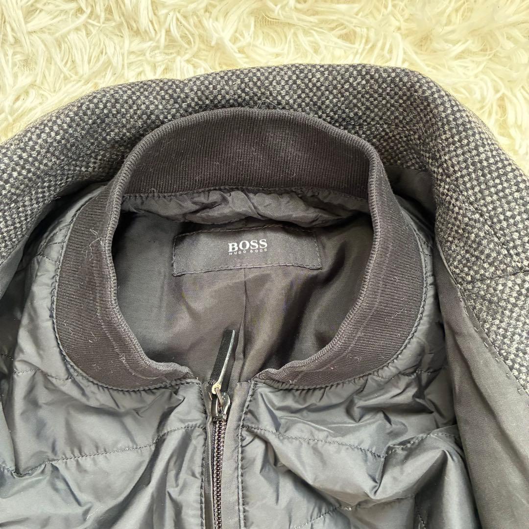 【希少】ヒューゴボス チェスターコート ライナー 46 M ダークグレー