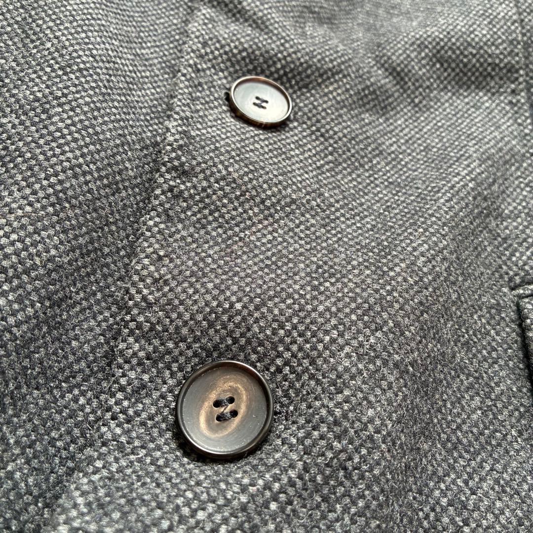 【希少】ヒューゴボス チェスターコート ライナー 46 M ダークグレー