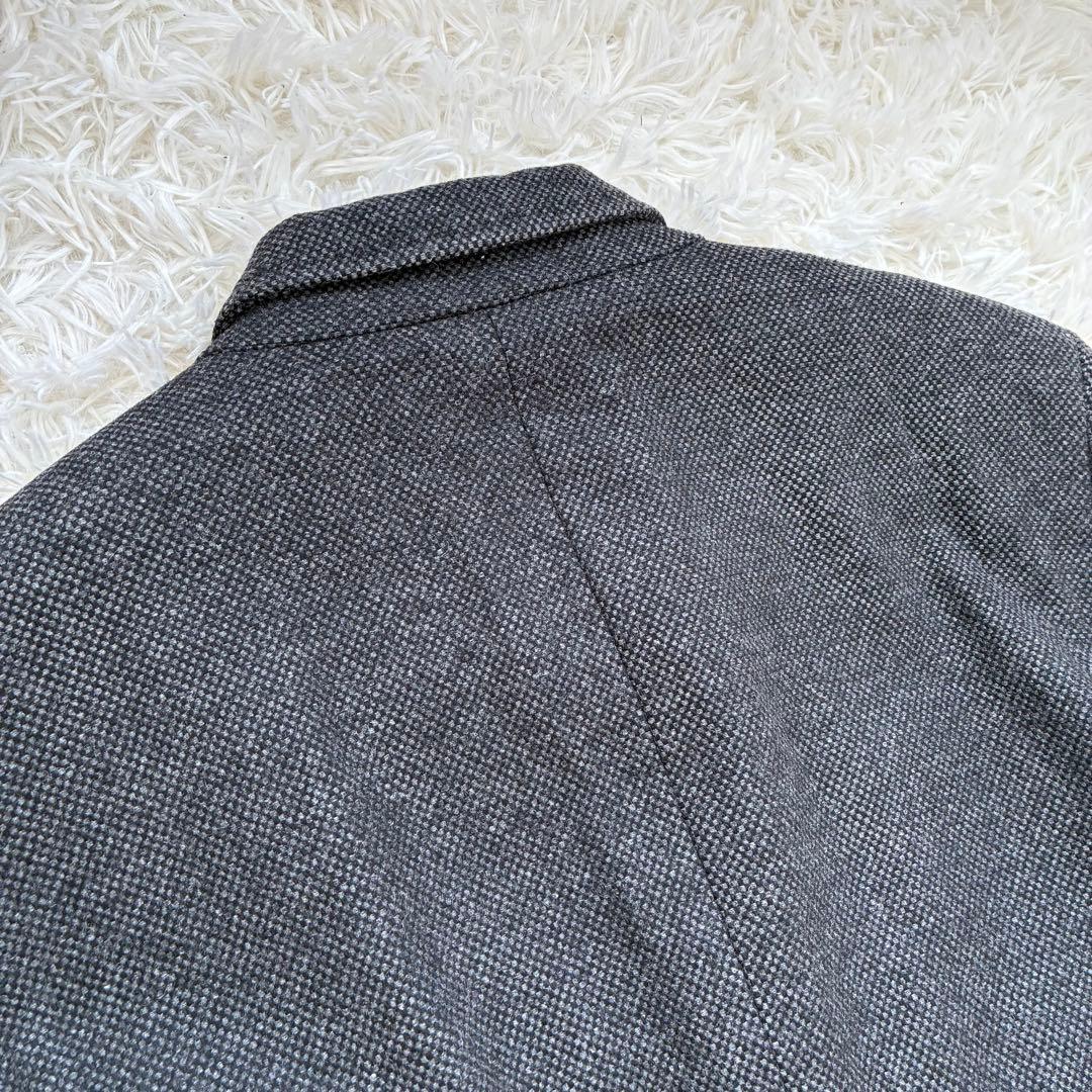 【希少】ヒューゴボス チェスターコート ライナー 46 M ダークグレー