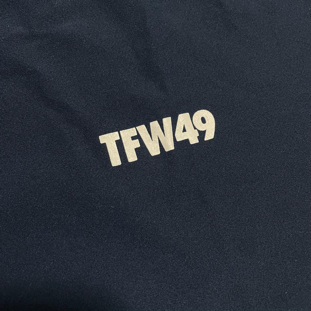 TFW49 モックネック　Tシャツ ネイビー　L ゴルフ