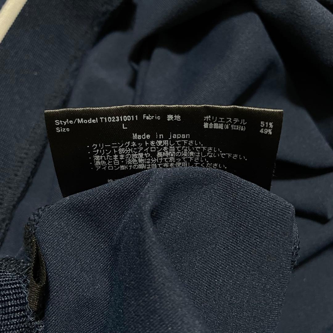 TFW49 モックネック　Tシャツ ネイビー　L ゴルフ