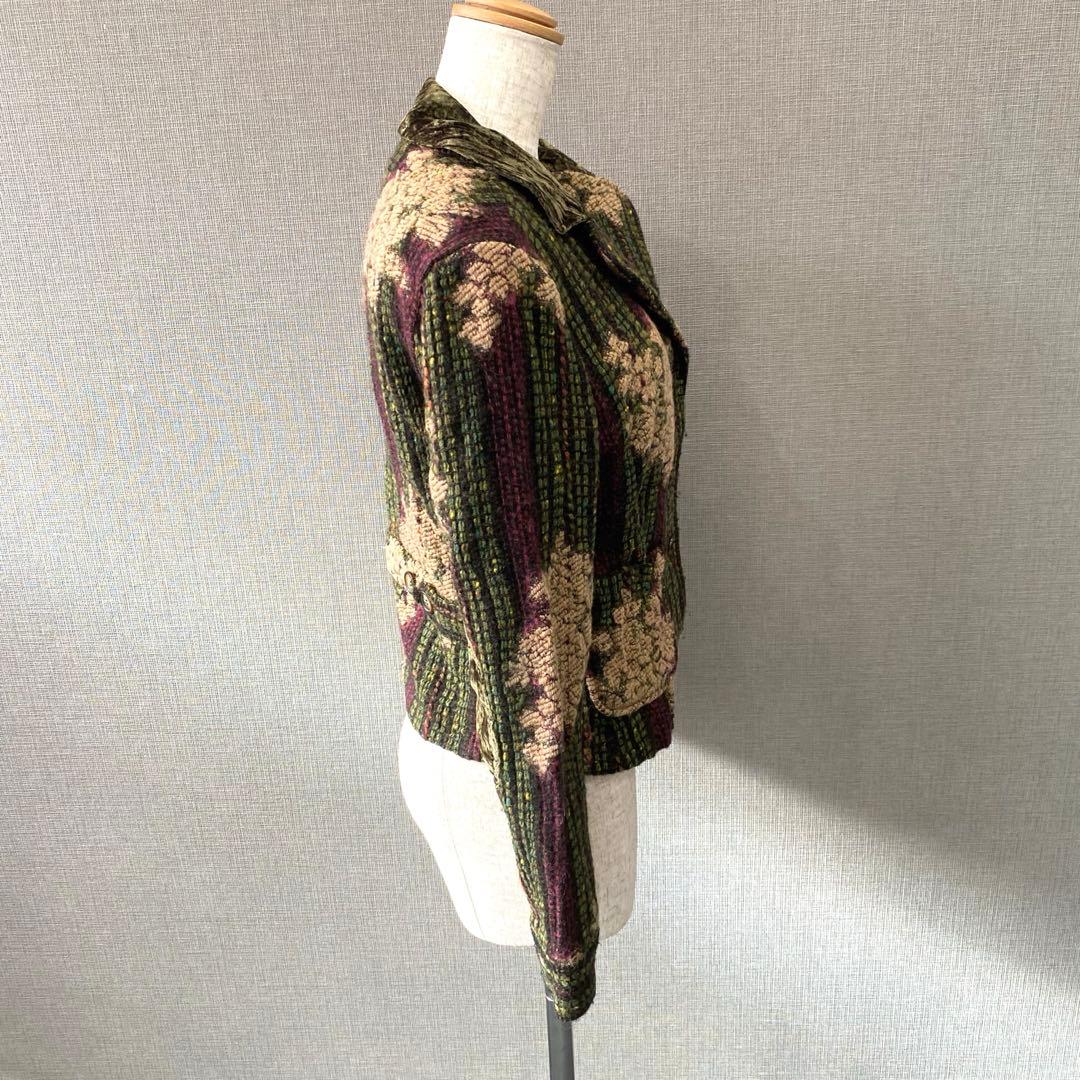 【ETRO】エトロ 花柄テーラードジャケット