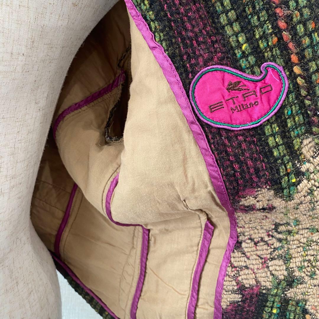 【ETRO】エトロ 花柄テーラードジャケット