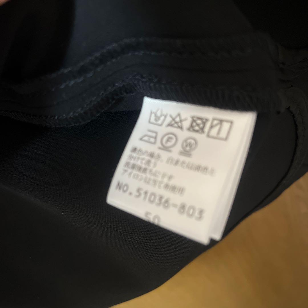 美品ローズティアラ大きいサイズ50ノーカラージャケット 黒 入学式卒業式学校行事