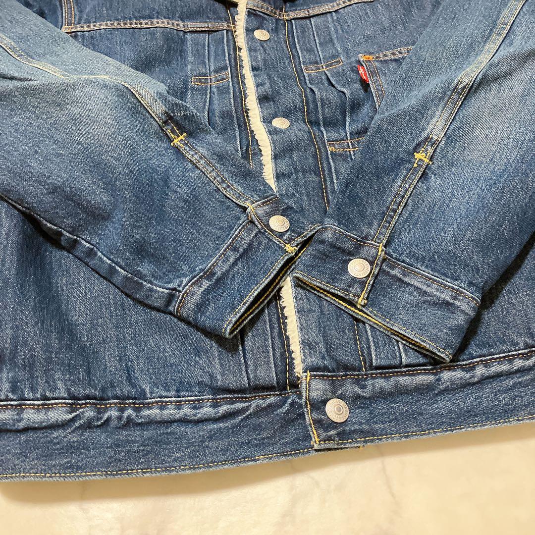 新品LEVI'SリーバイスTYPEIシェルパトラッカージャケットデニムジャケット