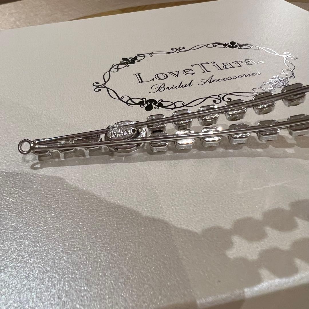 【美品】Love Tiara クリスタルカチューシャ　イヤリング
