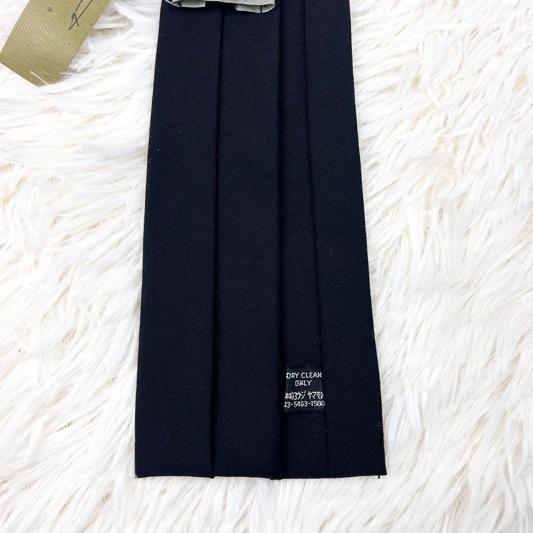 【新品未使用】Yohji Yamamoto ネクタイ 百発百中　20AW 黒