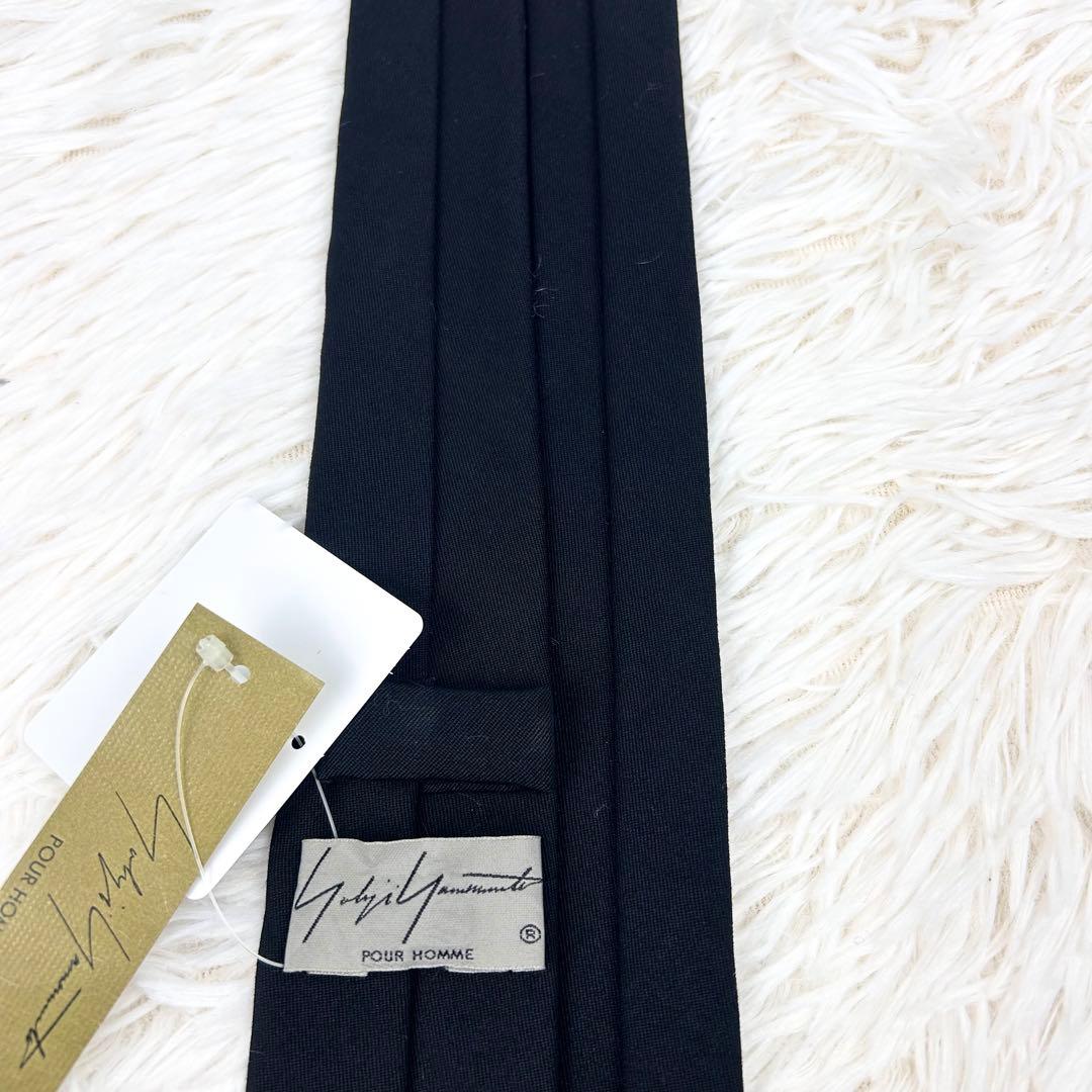 【新品未使用】Yohji Yamamoto ネクタイ 百発百中　20AW 黒