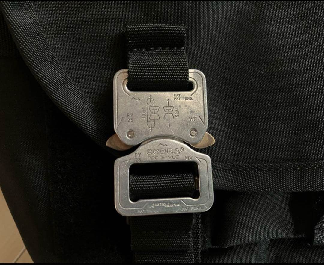 bagjack bshop別注　黒いメッセンジャーバッグ