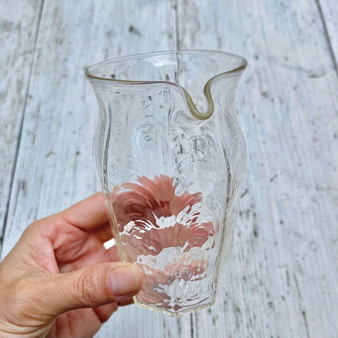 【新品未使用/稀少】　安土草多　八角片口グラス　吹きガラス　民藝　作家もの　食器