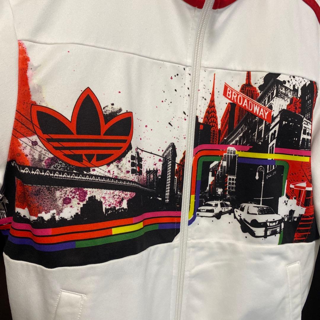 adidas adicolor red series ジャージ S