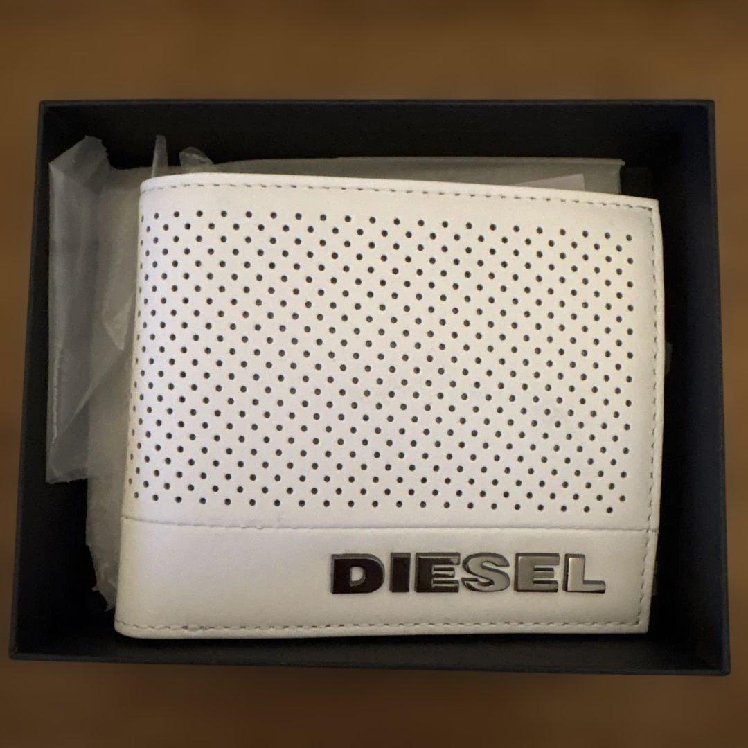 DIESEL ホワイト 二つ折り財布