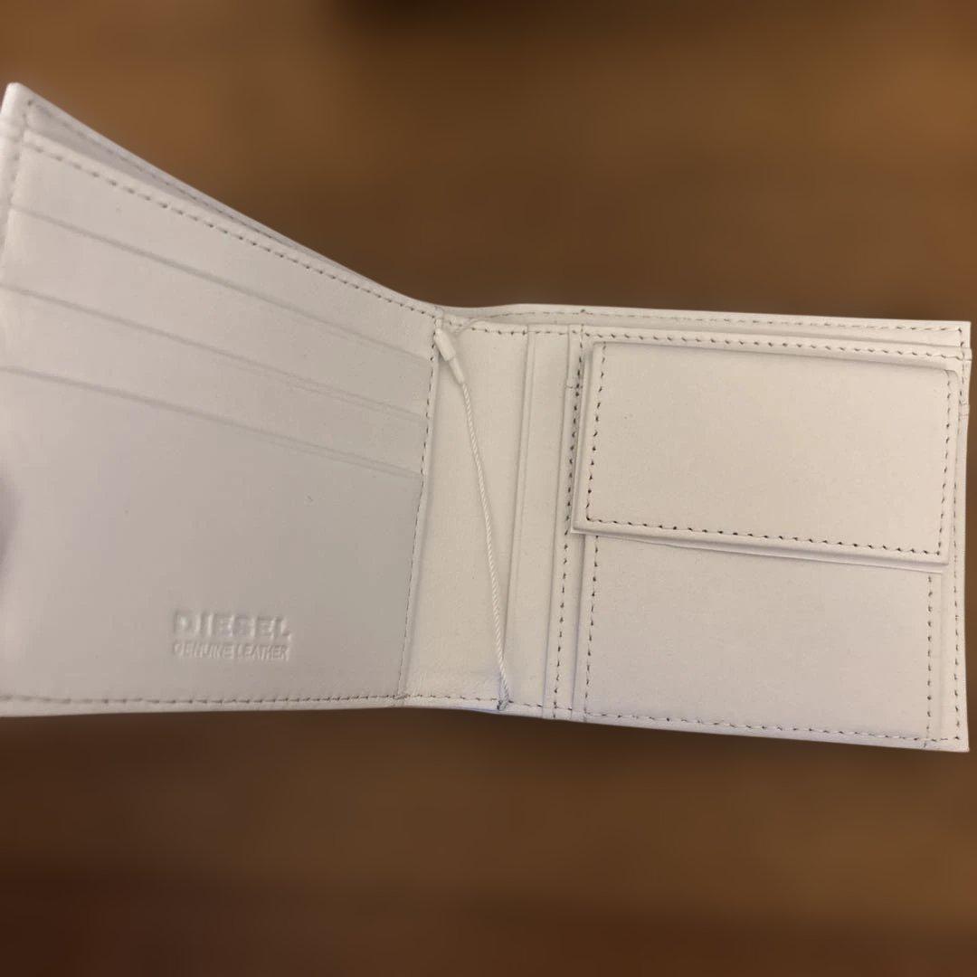 DIESEL ホワイト 二つ折り財布