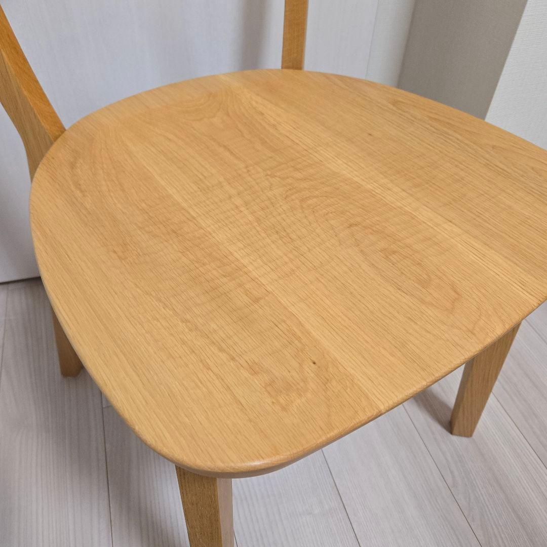 アーリータイムスアルファ ダイニングチェア 木地色