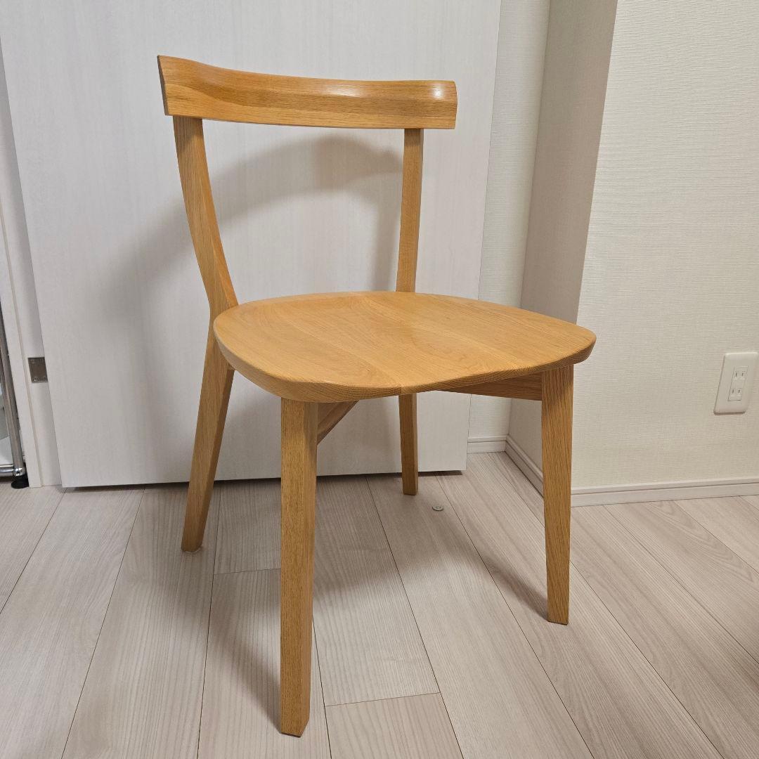 アーリータイムスアルファ ダイニングチェア 木地色
