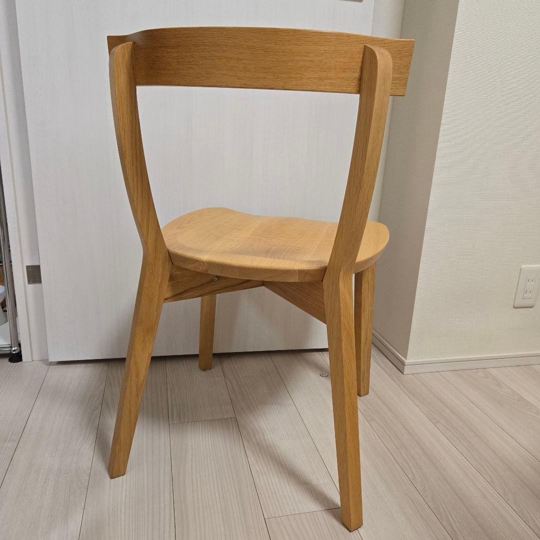アーリータイムスアルファ ダイニングチェア 木地色