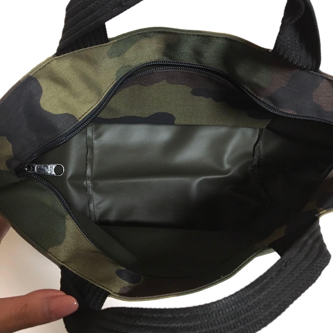 エルベシャプリエ　舟型トートM 1027W カモフラージュ