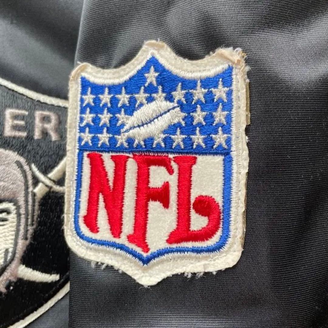 80s STARTER製 NFL RAIDERS stadium jacket