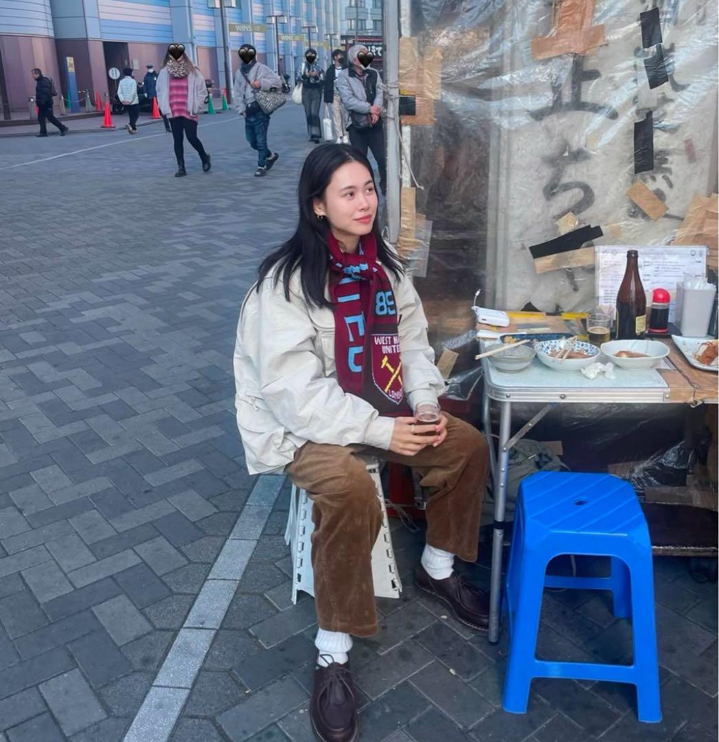 ウエストハム　サッカーマフラー　田中シェンWest Ham United