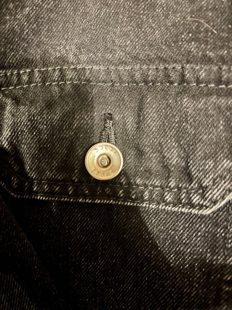 ジャケット・アウター aki)DenimxNylonTwillJacket-BLACK 001