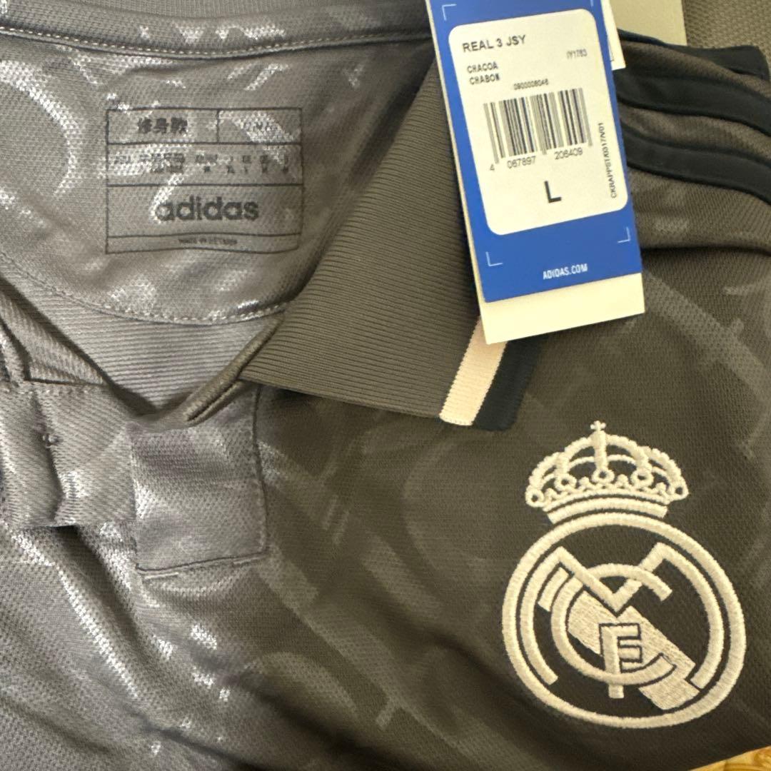 レアル・マドリード adidas グレーシャツ 23-24 3rd ユニフォーム