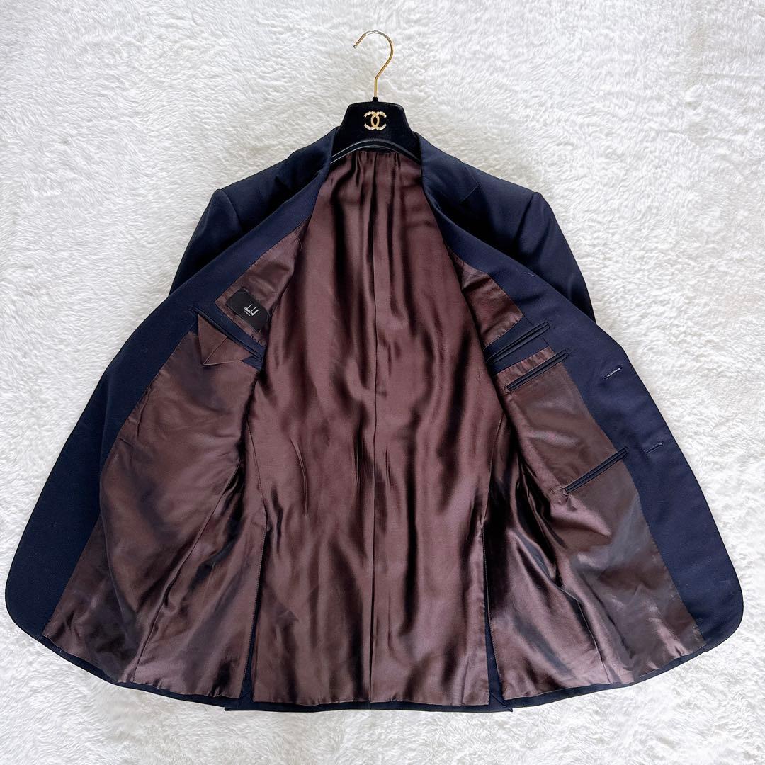 【ダンヒル】3ピース スーツ ネイビー 46サイズ