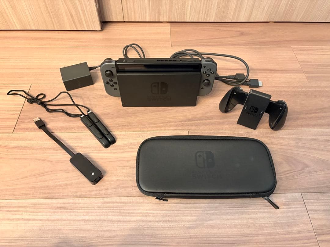 【値下/備品多数】ニンテンドースイッチグレー 本体