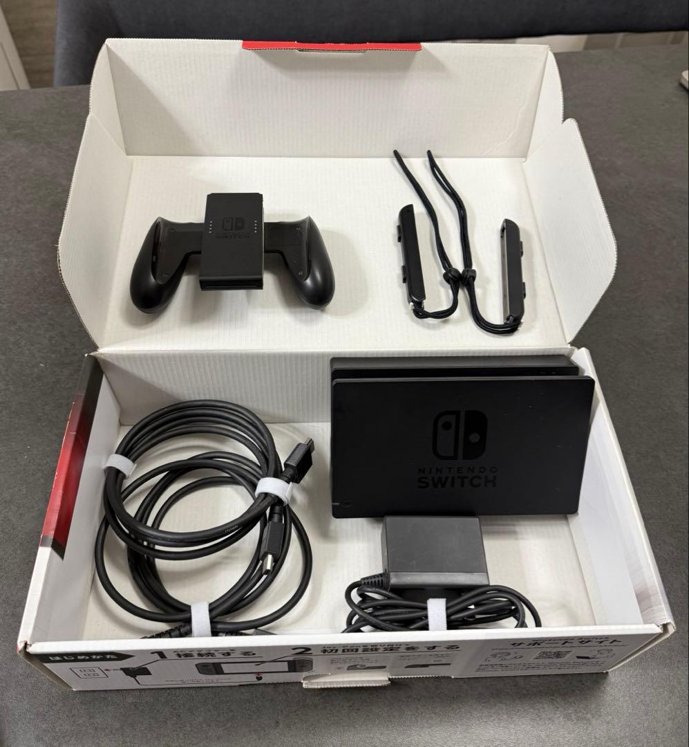 Nintendo Switch 本体＋付属品/グレー【ジャンク品】