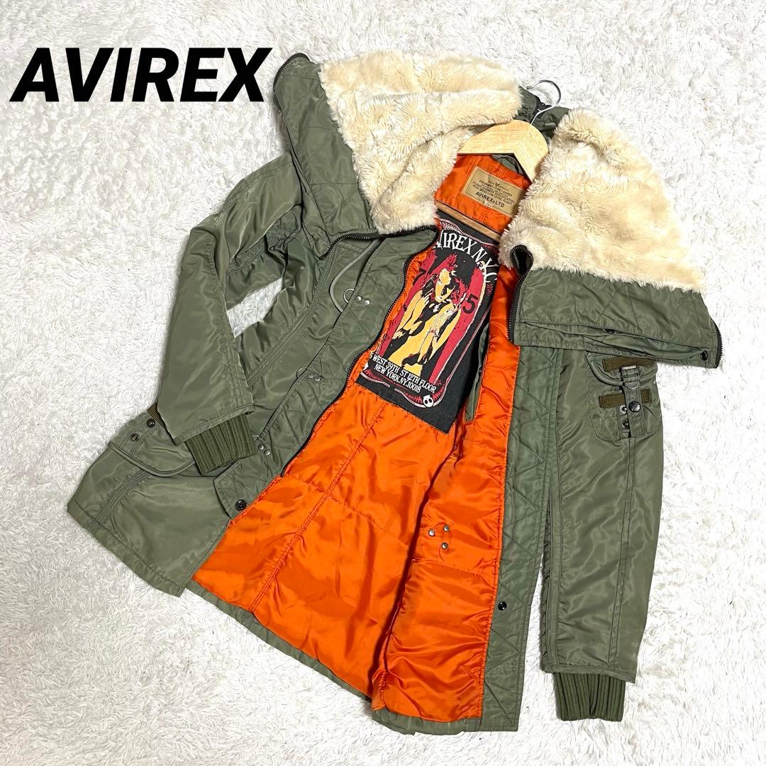 ✨美品✨AVIREX ファイヤーマンジャケット N-2B フライトジャケット