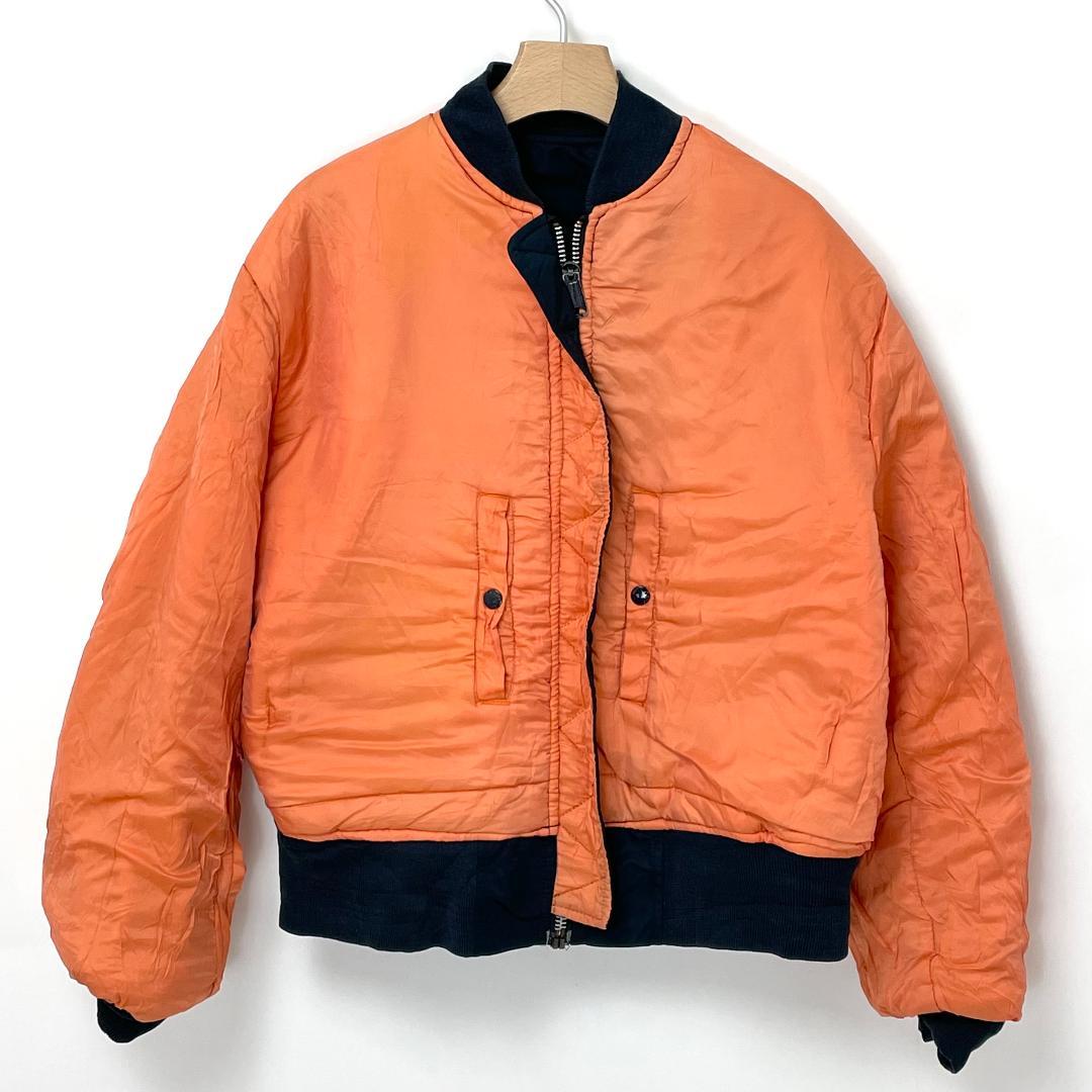 た*き様 Schott USAF ネイビー MA-1 フライトジャケット Lサイ