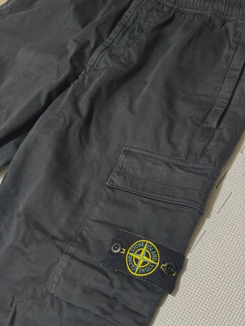 STONE  カーゴパンツ W32 ブラック