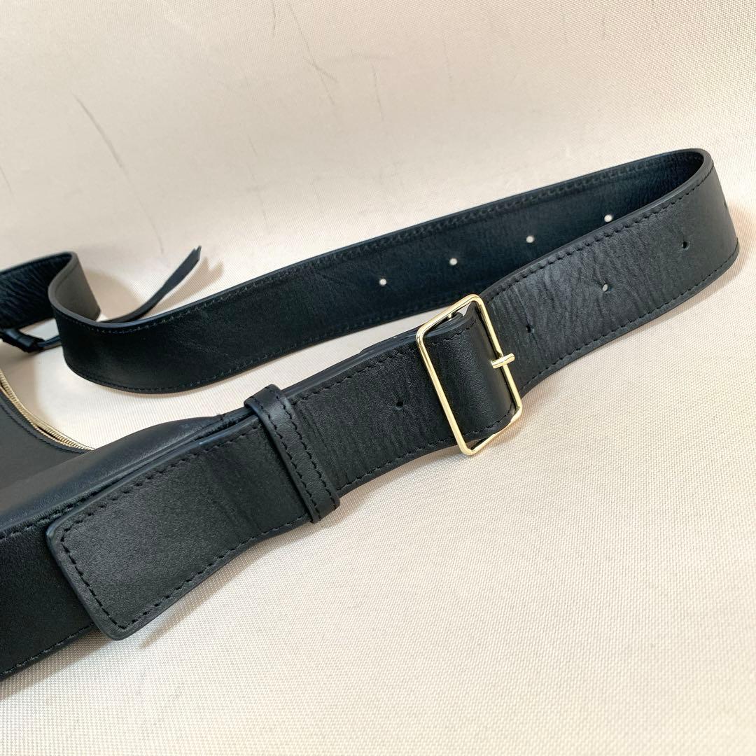 GALLARDAGALANTE 【2.718】スリーククロスボディバッグ 黒