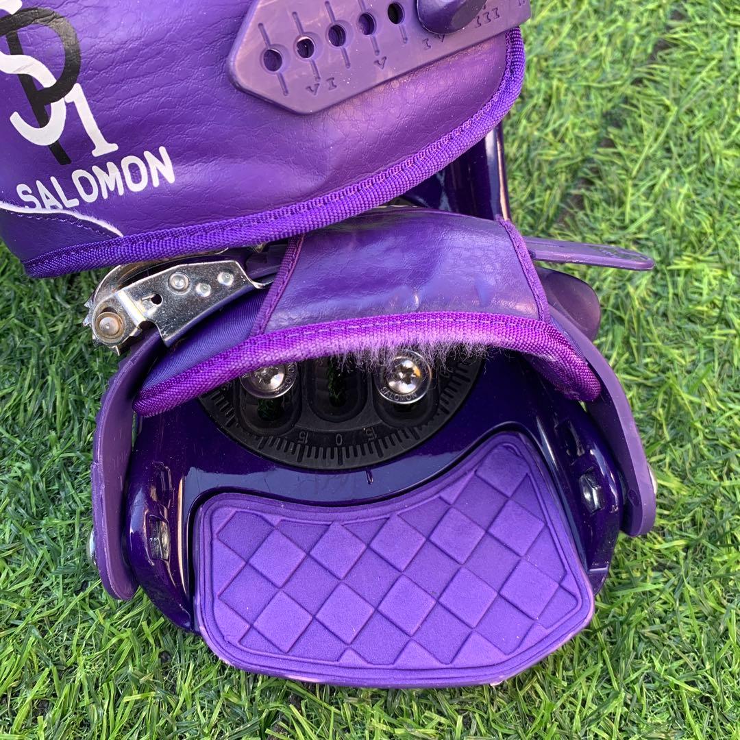 SALOMON スノーボード ビンディング 紫