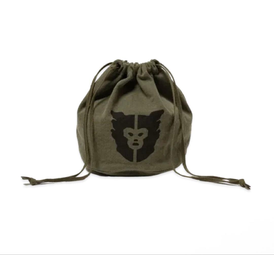 【入手困難】HUMAN MADE 巾着バッグ オリーブNIGO