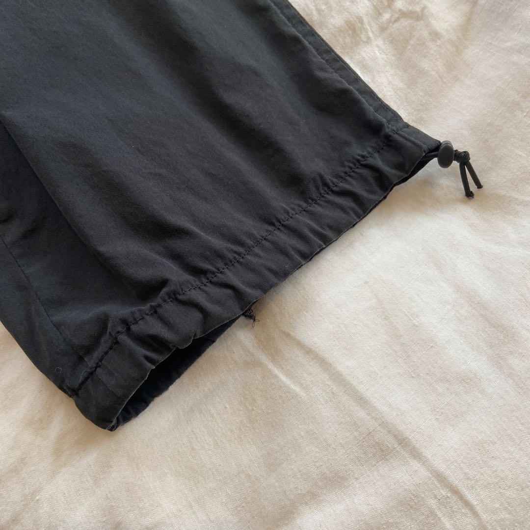 90s 00s プラダ プラダスポーツ 黒 ワイドパンツ 44
