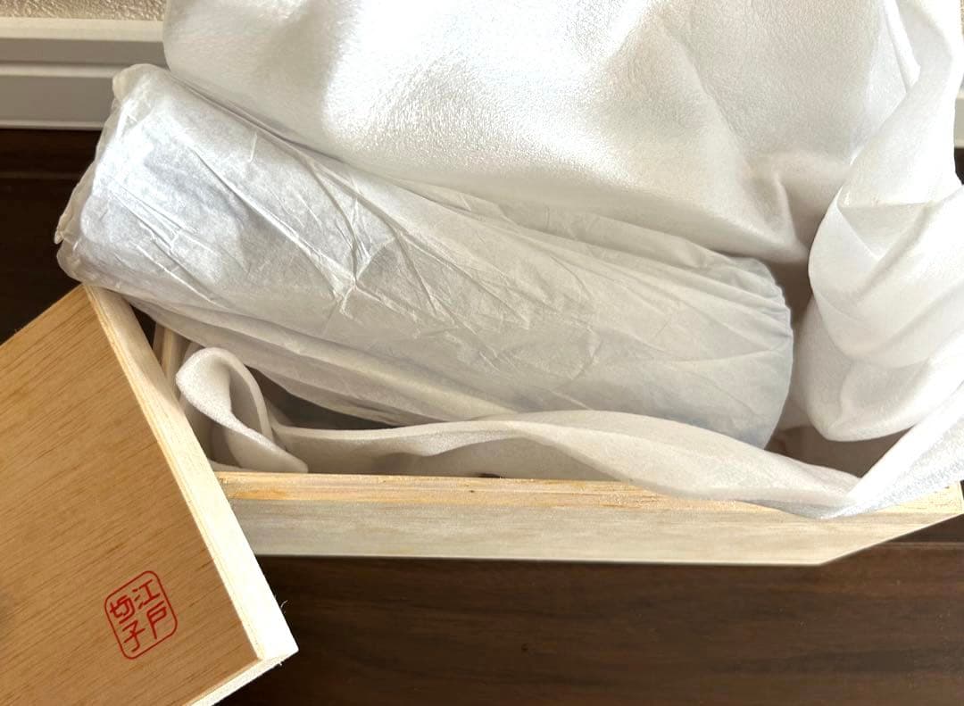 江戸切子　カガミクリスタル　一輪挿し　非売品　鍋谷淳一　共箱　送料込み　匿名配送