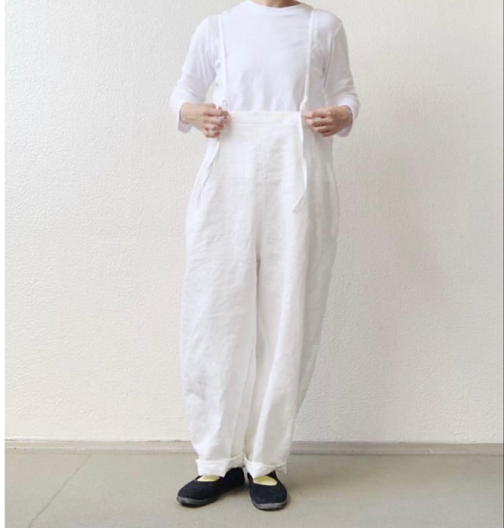 conocone ホワイト吊りズボン