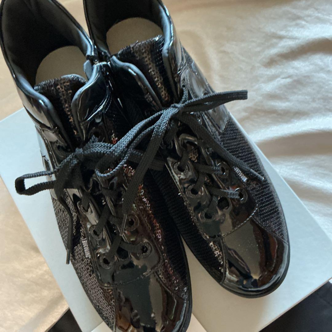 あ*え様 新品RUCOLINEルコラインヒールアップスニーカー38