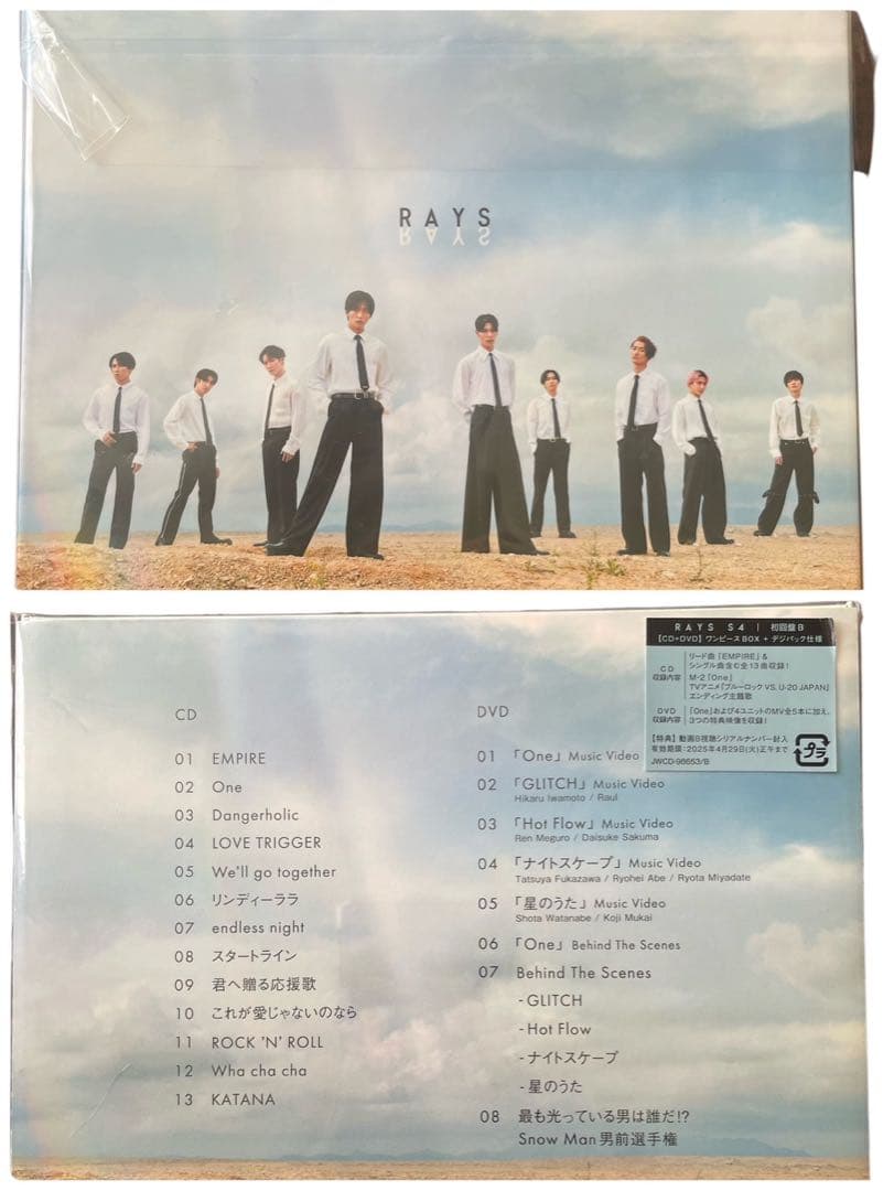 Man RAYS 3 ＆ DomeTour 2024 RAYS 3枚組