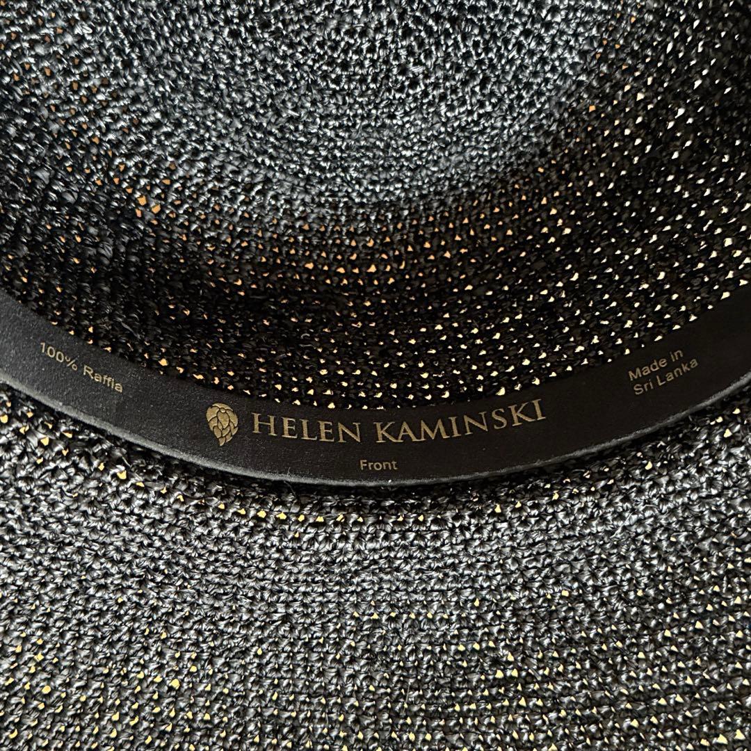 ヘレンカミンスキー プロバンス 10 ハット 麦わら帽子 ブラック