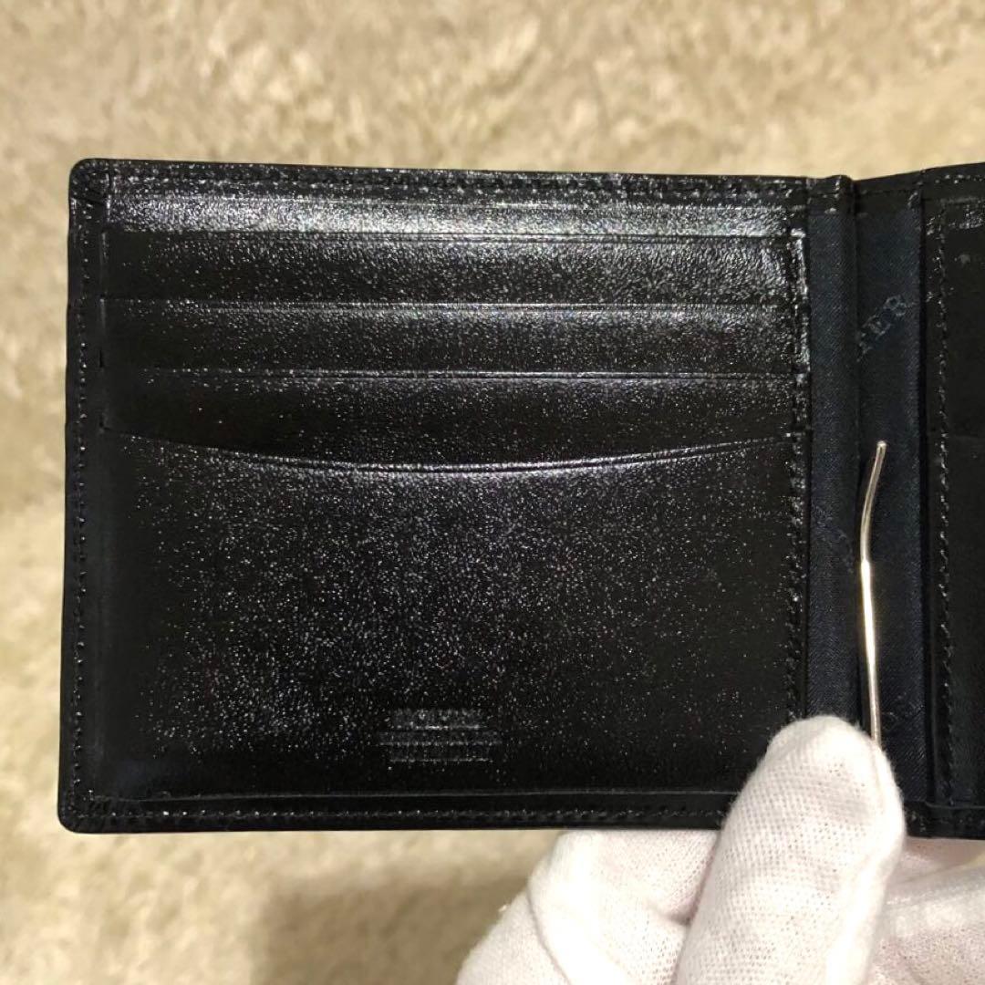 未使用✨ポーター レザー 二つ折り財布 マネークリップ　ブラック　メンズ